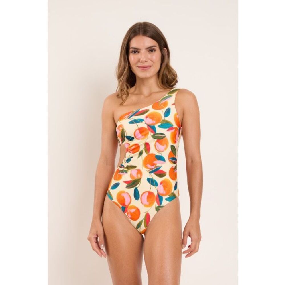 Rio de Sol Picnic Maeve One piece swimsuits-Asymmetrical-Seamless size S NWT - Picture 4 of 8